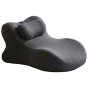 Green Lion Relief Wedge Pillow Black
