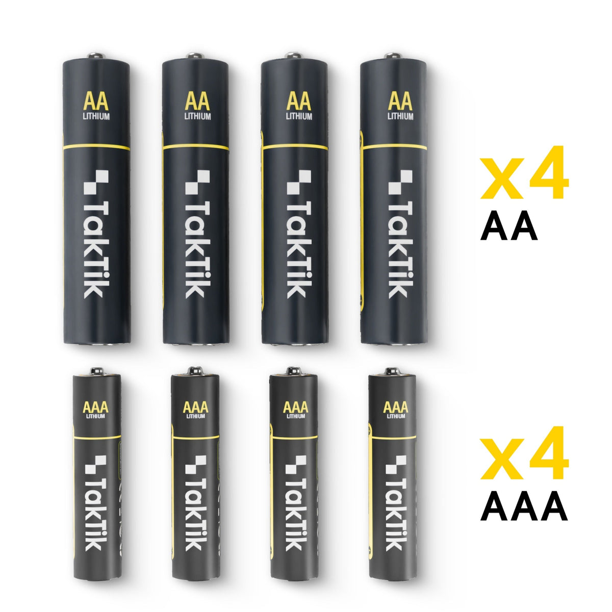 شاحن بطاريات ليثيوم تكتك مع 8 بطاريات قابلة للشحن 5 فولت Taktik Powerpods Batteries With Charger