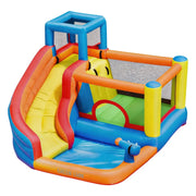 Green Lion Joy Land Inflatable Bounce House - Multicolor