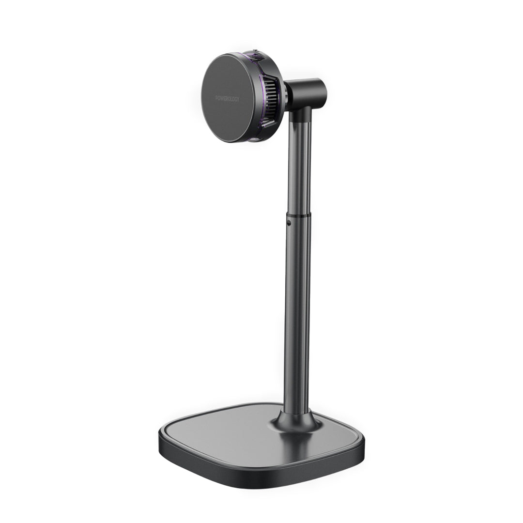 Powerology Streaming MagSafe Charger Semiconductor Cooling with Stand Black