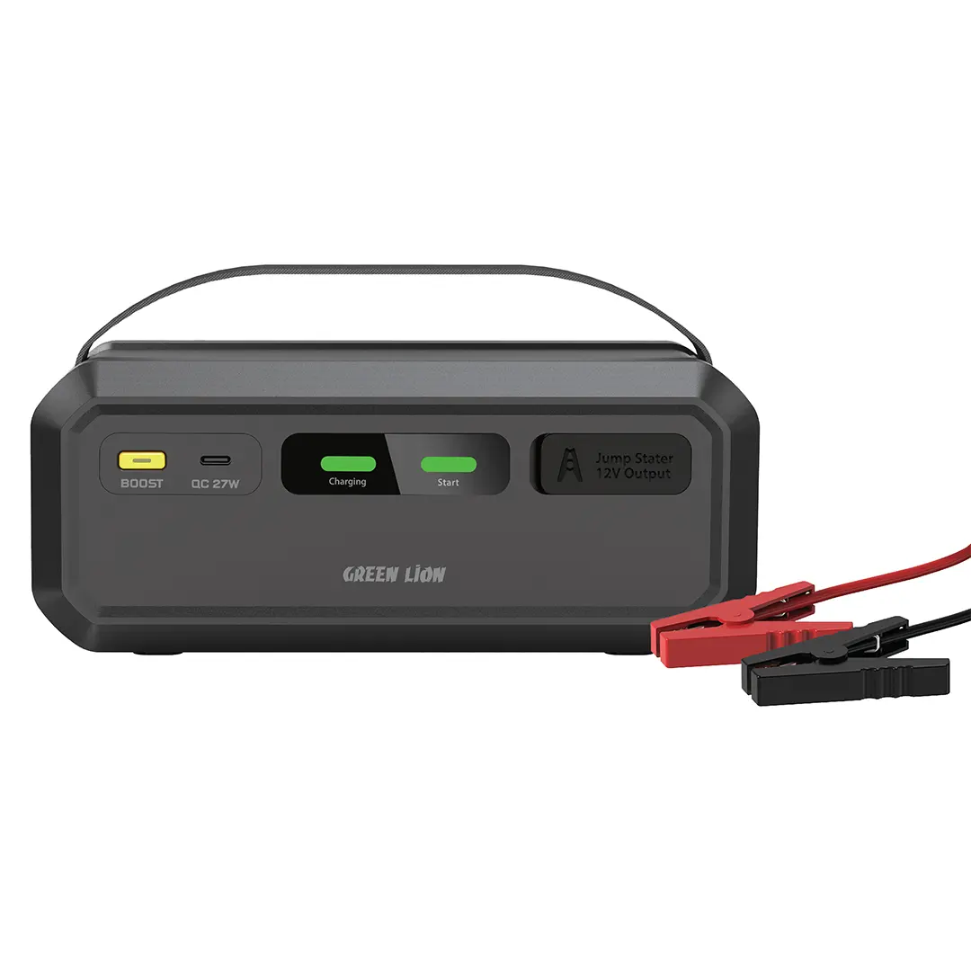 Green Lion Super Capacitor 12 VJump Starter - Black