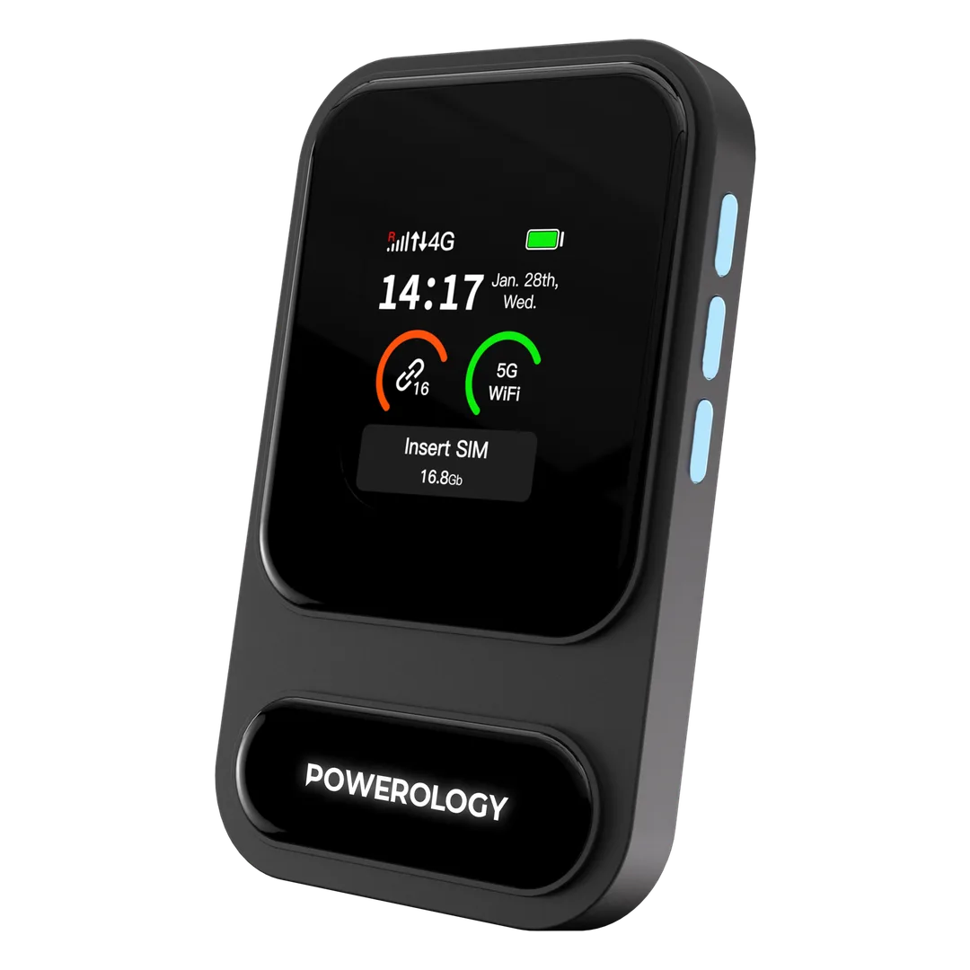 Powerology Starno Portable 4g Lte Mobile Hotspot Black