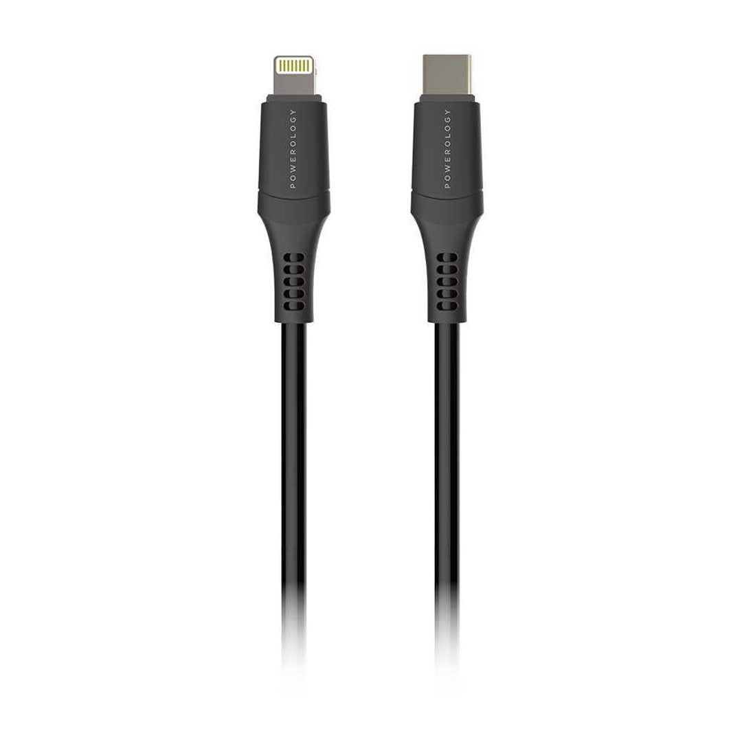 Powerology Type C to Lightning Pvc Cable 1 2m 4ft