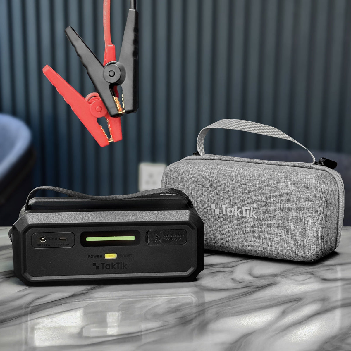 اشتراك سيارة تكتك لاسلكي بدون بطارية 1000 أمبير 12 فولت Taktik Jump Starter