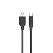 Green Lion USB A to Micro USB Pvc Cable 1m 2 4a Black