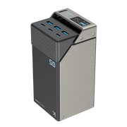 Powerology 50000mAh Power Bank 65w 3xpd Type C and 3xusb A Black