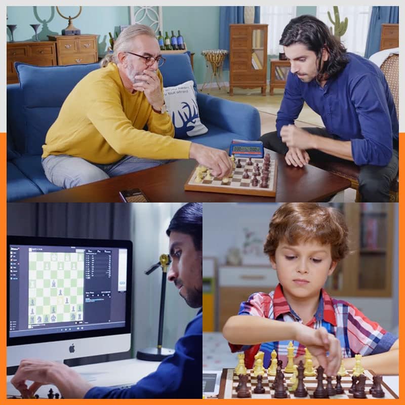 رقعة شطرنج ذكية خشب تشيسنات مع اضاءة ليد Chessnut Air Electronic Chess Set