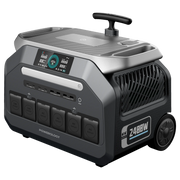 Powerology Solar Input Portable Generator Black
