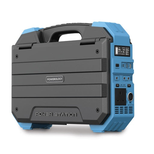 Powerology 600w Portable Power Generator Integrated Solar Panel