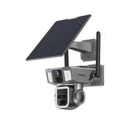 Powerology 4g Wi-Fi 360deg Dual Lens Outdoor Camera Black