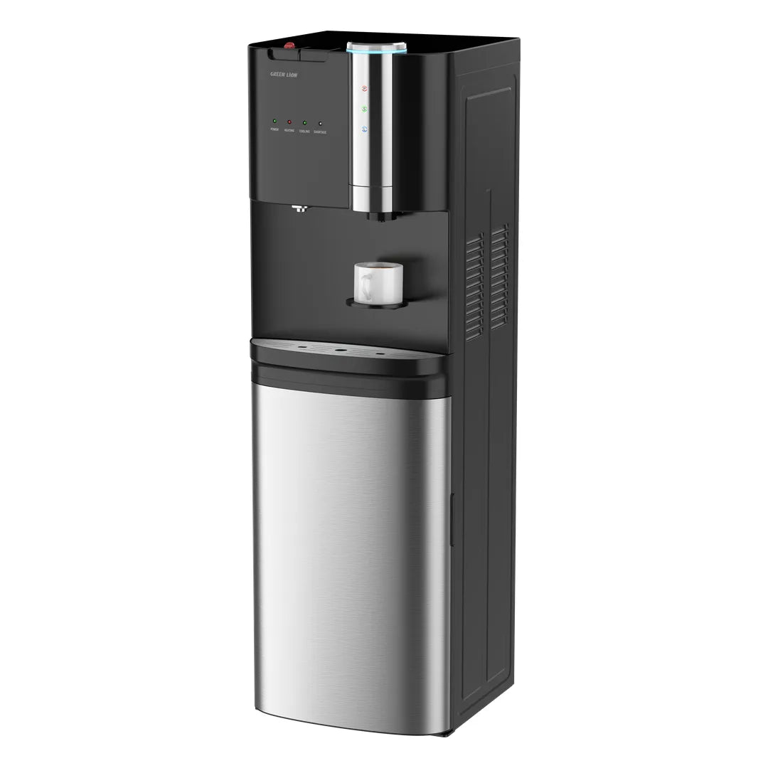 Green Lion Maestro 2 in 1 Water Dispenser&Coffee Maker - Black+ StainlessSteel