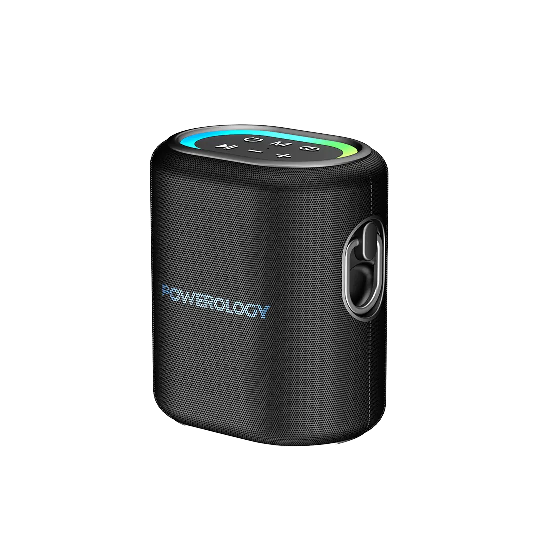Powerology Portable Loud Speaker Black