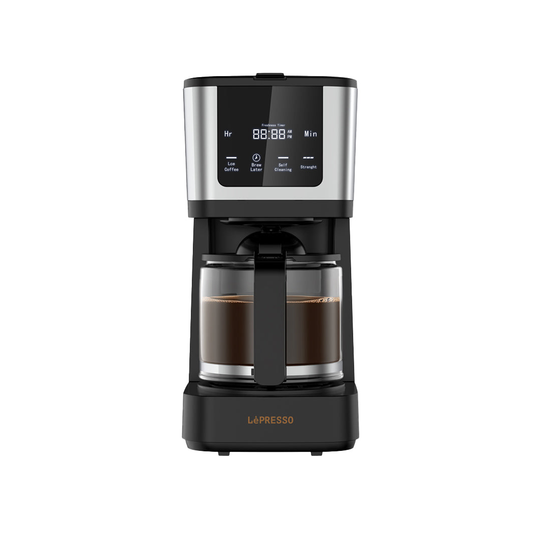 LePresso Rich Brew Coffee Machine Interactive Touch Display Black