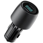 Powerology Velox 66w Dual Port Car Charger Black