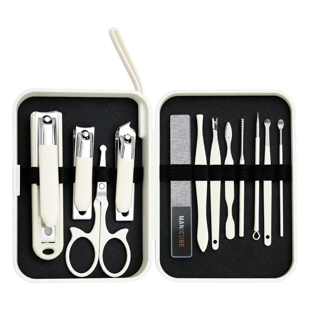Green Lion 12 in 1 Manicure Set Cream