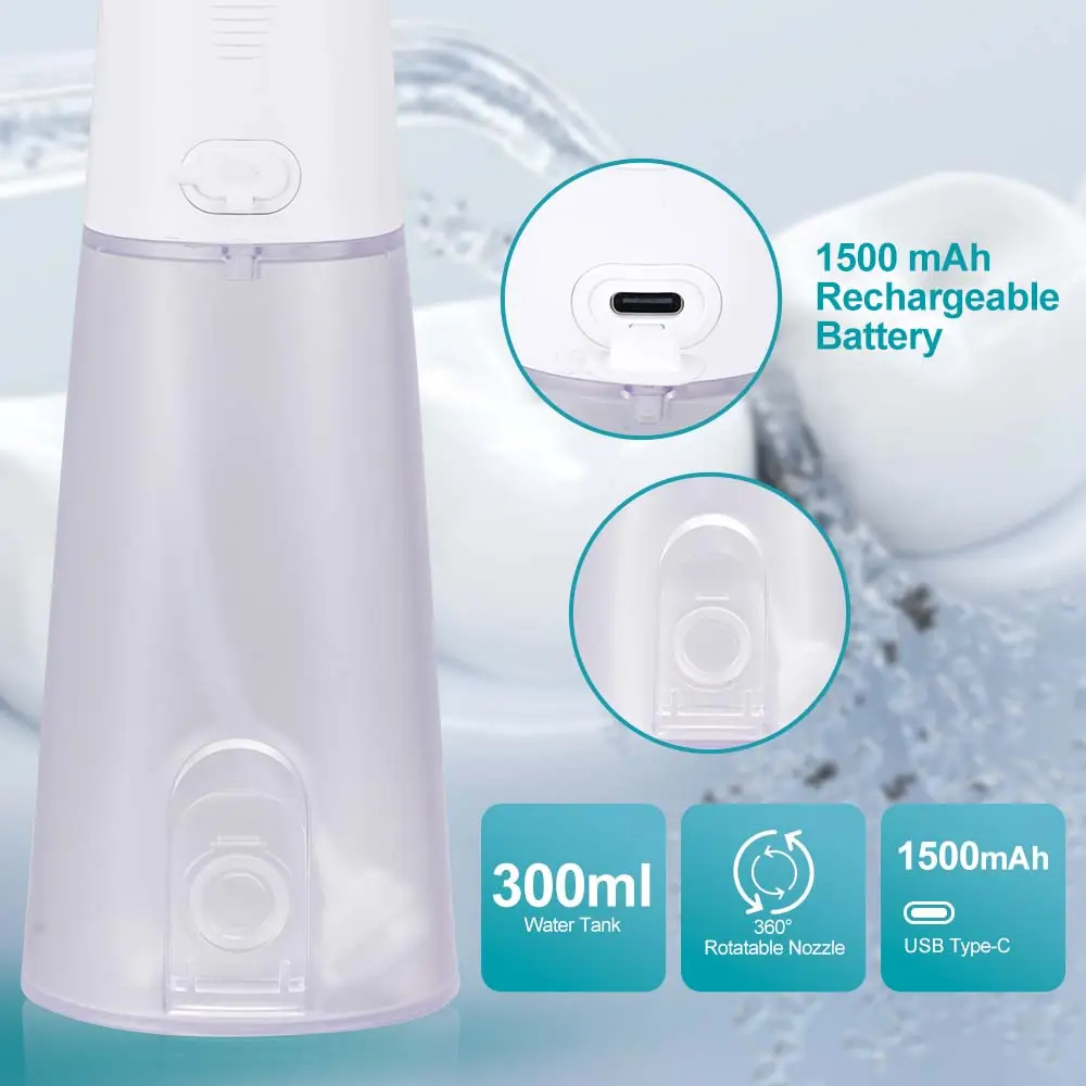 جهاز الخيط المائي للاسنان وينينج ستار 1500 مللي أمبير Winning Star Water Flosser