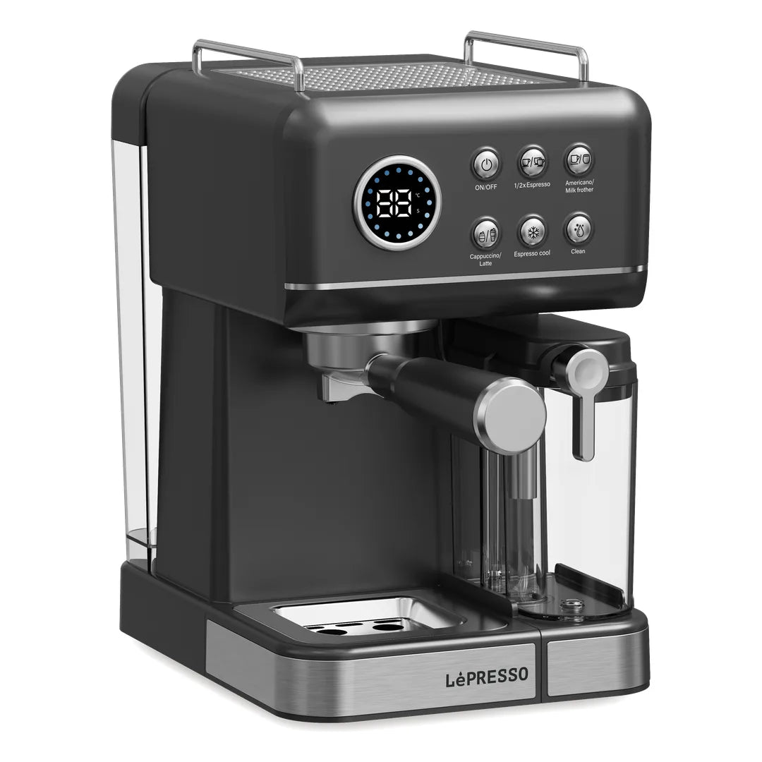 LePresso Marzette Coffee Maker with Milk Tank Black