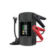 Green Lion 12 VJump Starter 12000 m Ah Power Bank|Flash Light|Air Compressor - Black