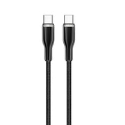 Green Lion USB C to USB C Zinc Alloy Braided Cable Black