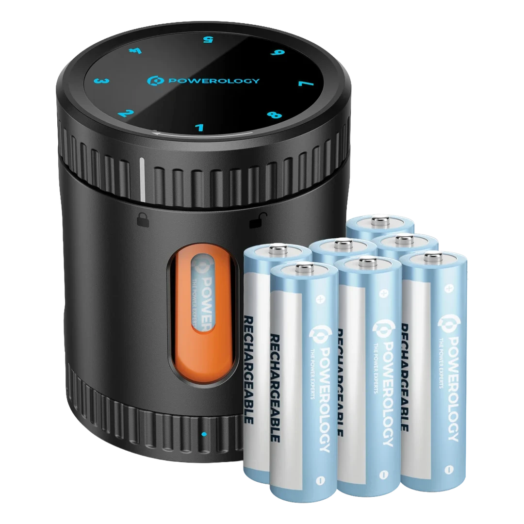 Powerology Neon Smart Battery Charging Case Black