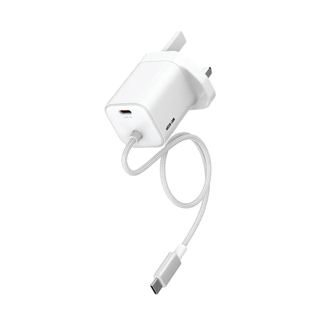 Green Lion Bridge Charge Integrated Adapter White