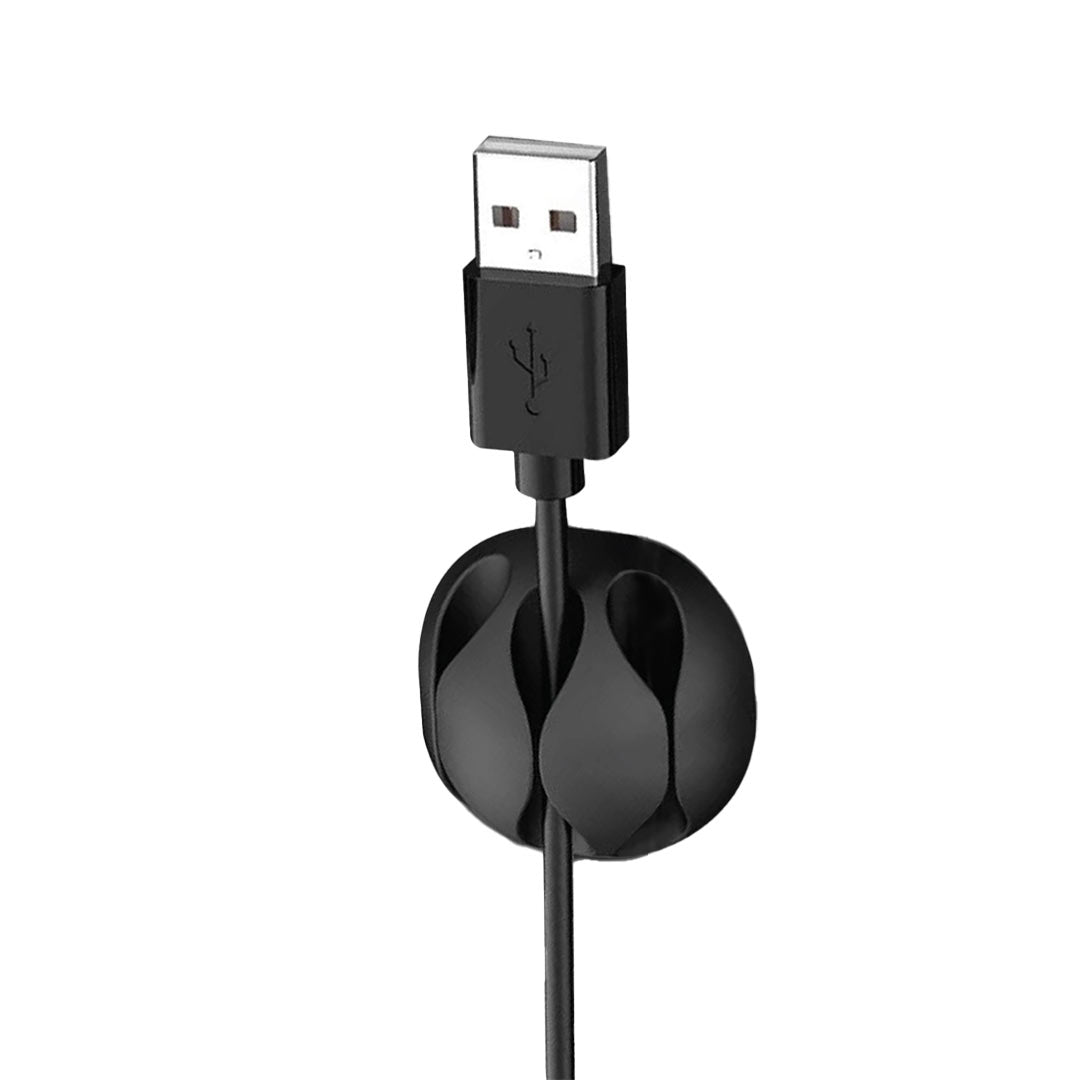 Green Lion 10 in 1 Cable Organizer Black