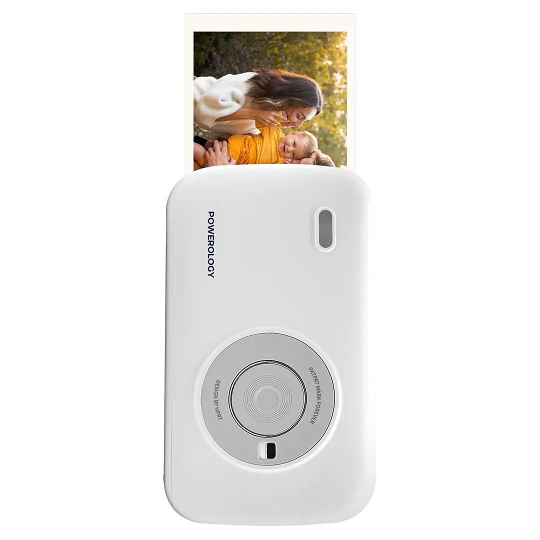 Powerology Vivant Mini Thermal Printer White