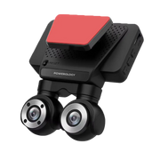 Powerology Dual Lens Dash Camera Black
