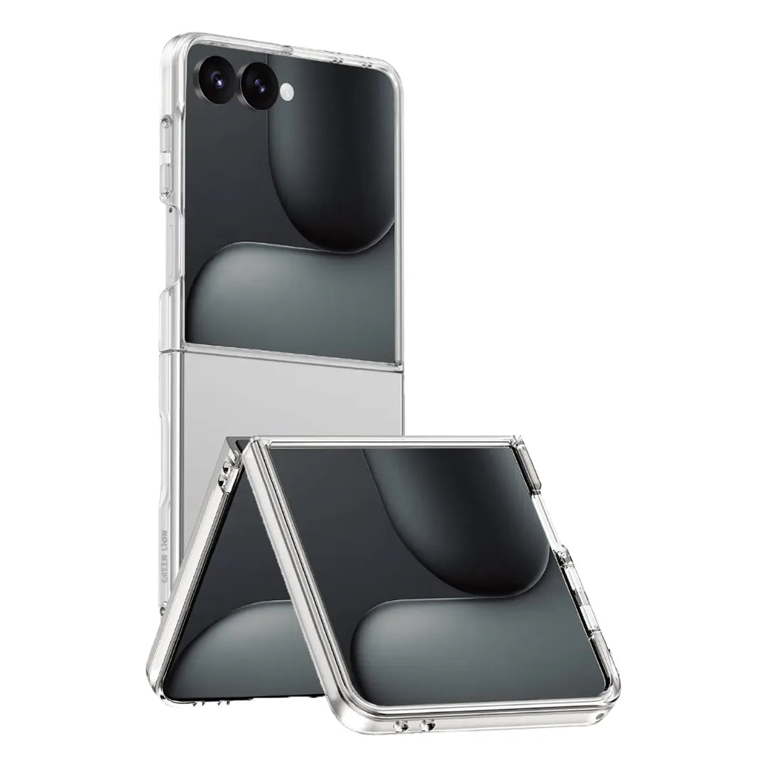 Green Lion Delgado Pc Case for Z Flip 8 Clear