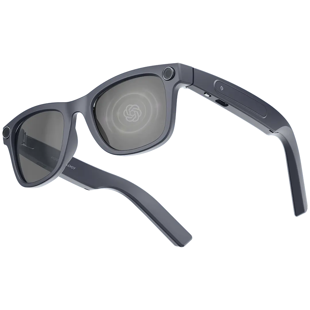 Powerology Paganspo Ai Camera Smart Glasses Gray