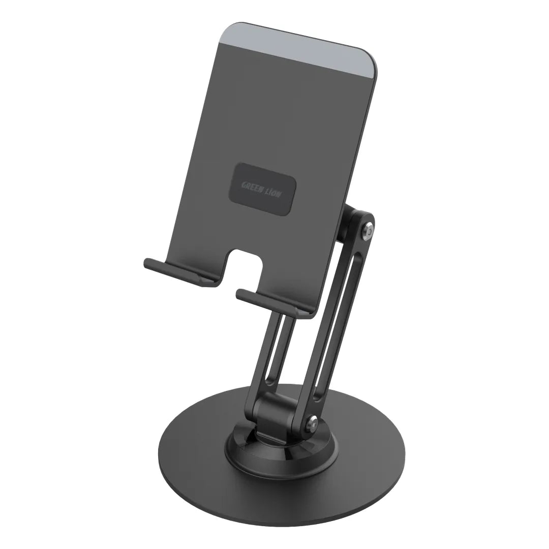 Green Lion Foldable Stand Phone Tablet Holder Black