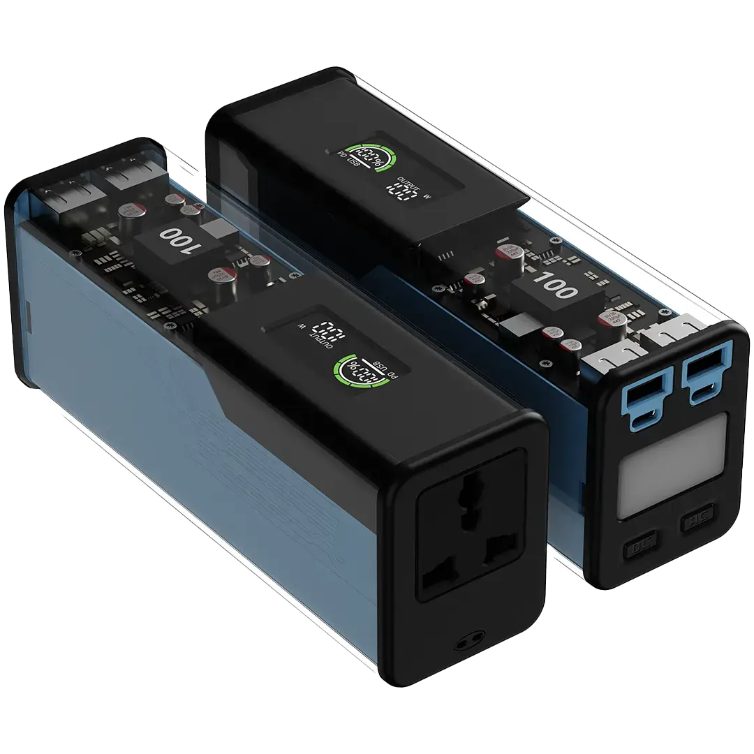 Powerology Energie 27000mAh Power Bank with AC Outlet Black