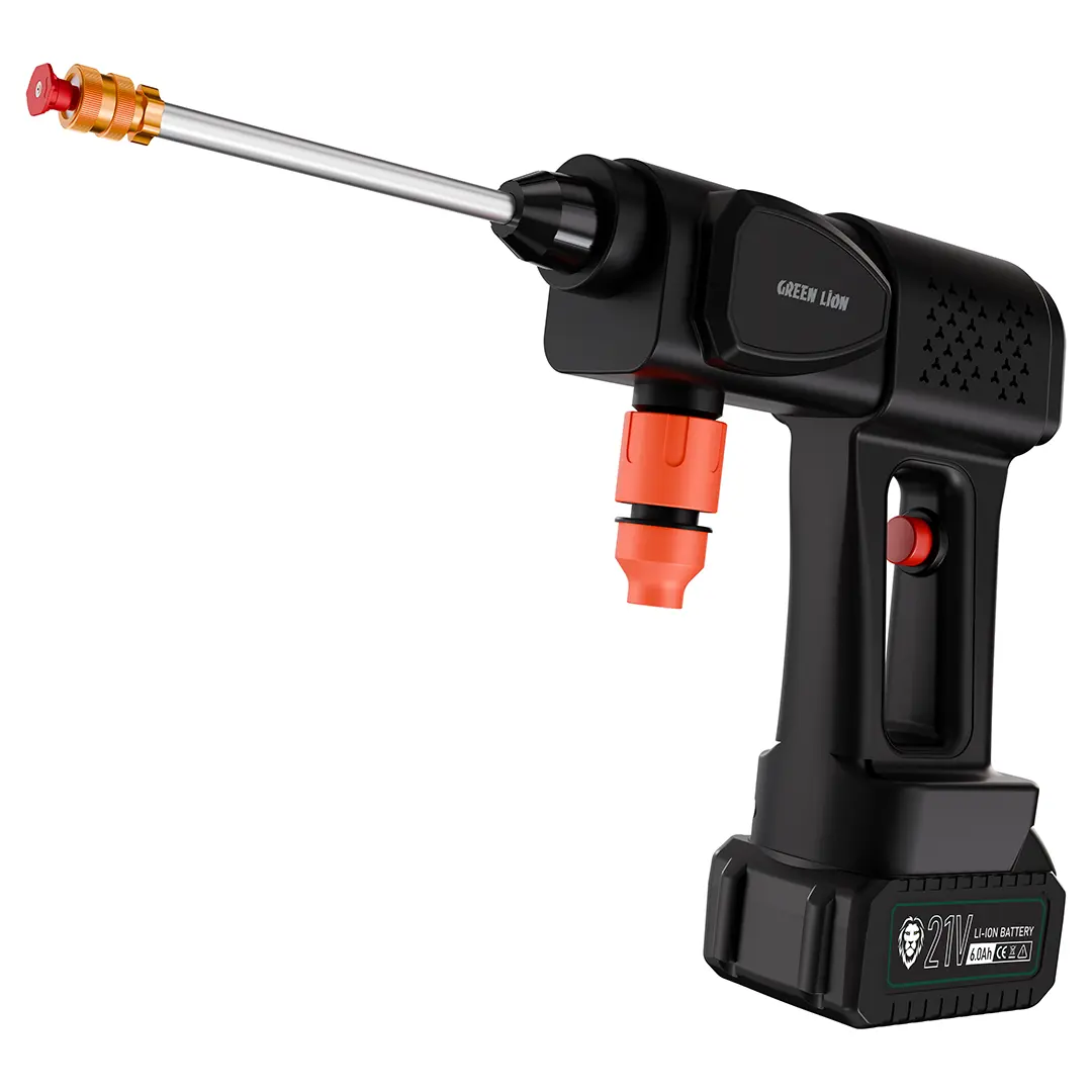 Green Lion 21 VCordless Pressure Wash Gun 18000 m Ah,4 L,240 W - Black