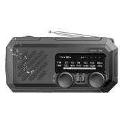 Green Lion G Radio Lite with Power Bank Flashlight Black