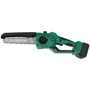 Green Lion GES-8 Brushless Cordless Chainsaw- 8"Bar Length -2*21 V 3.0 Ah Battery