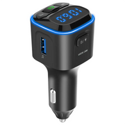 Green Lion Fm Transmitter Dual Port Car Charger Black