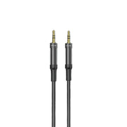 Green Lion Aux to Aux Braided Cable 1m Black