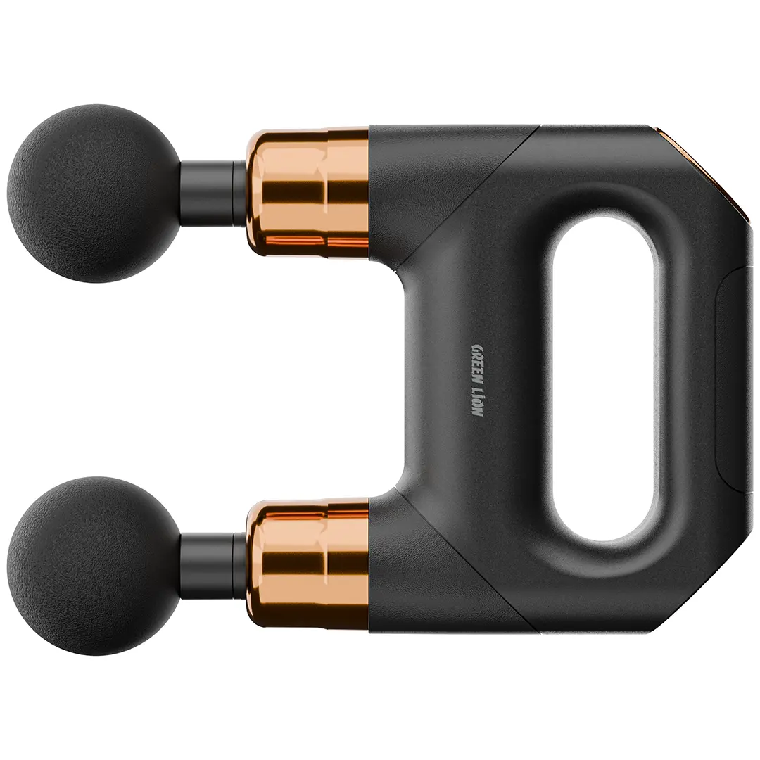Green Lion Vibe Pro Dual Head Massage Gun - Black