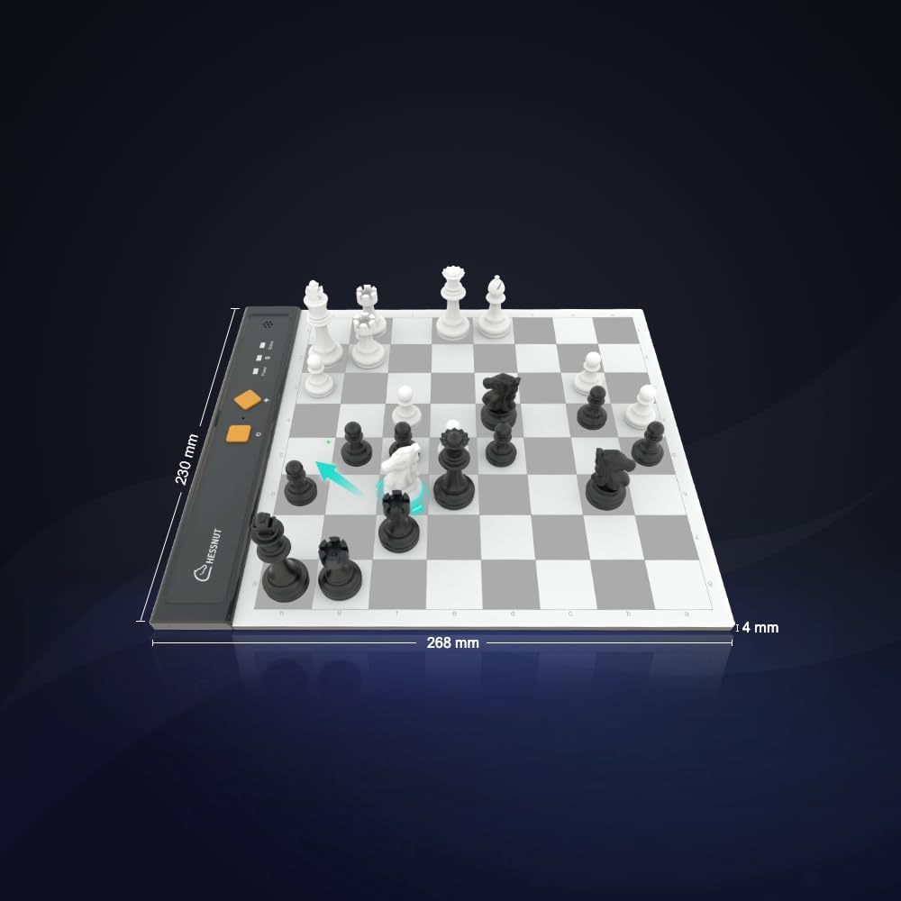 رقعة شطرنج ذكية تشيسنات مع حقيبة تخزين Chessnut Go Ultimate Portable Travel Electronic Chessboard