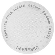 LePresso 51mm Precision Fit Puck Screen Silver
