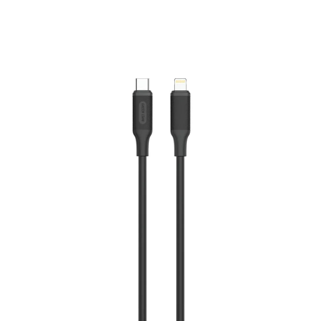 Green Lion USB C to Lightning Pvc Cable 3m Black