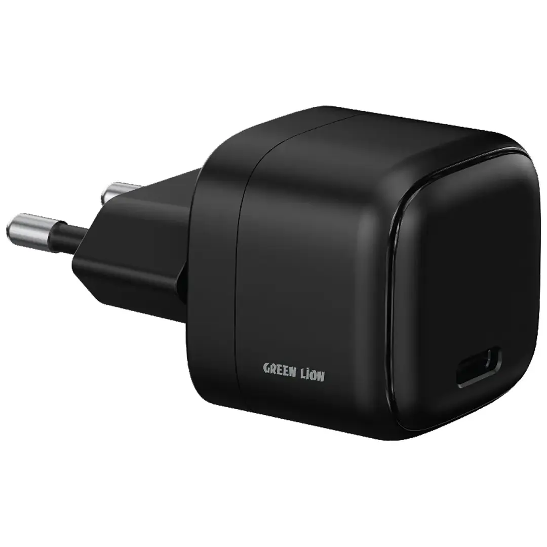Green Lion Nexio Single Port Wall Charger Eu Plug 30w Black