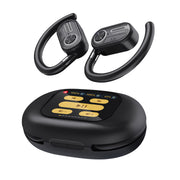 Powerology Enc Tws Air Conduction Earbuds and Charging Case with Display 40mah8 Black