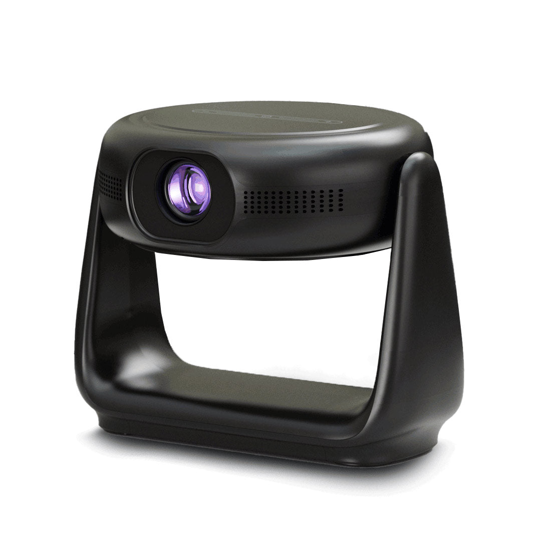 Powerology 300 Ansi Lumens Full HD Portable Projector with Built in Battery and LCD Light