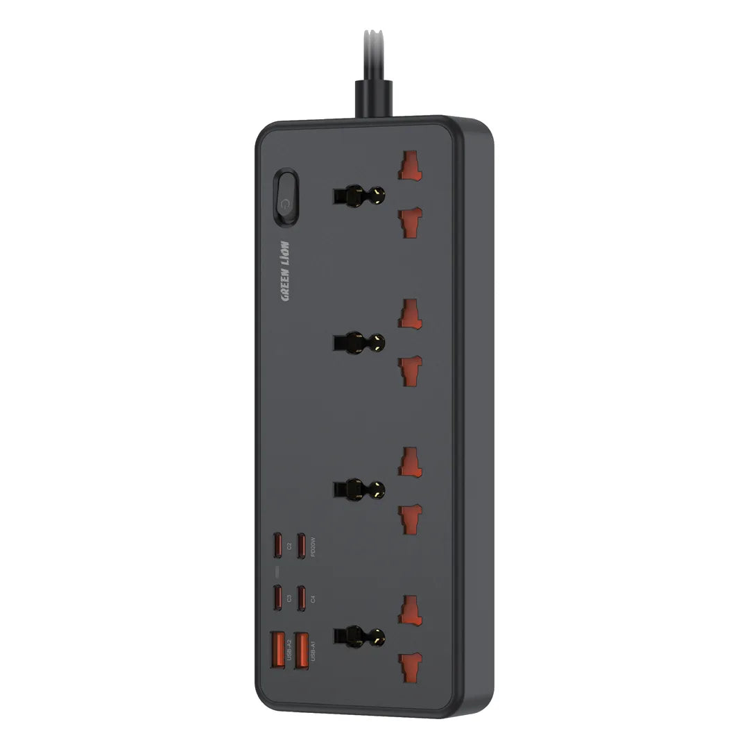 Green Lion Gs 700 Universal Power Strip Black