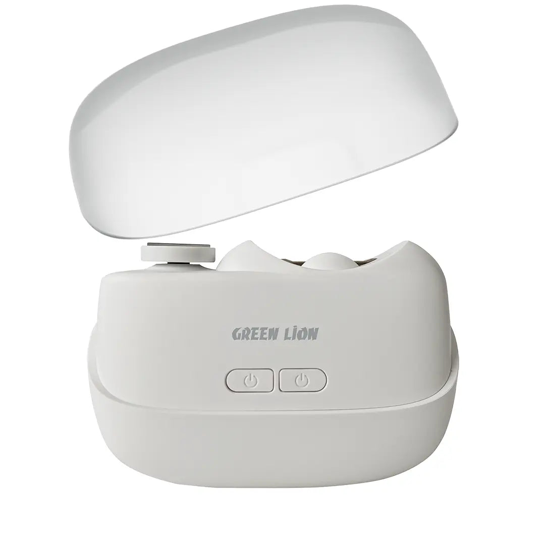Green Lion 2 in 1 Nail Clipper and Polisher White