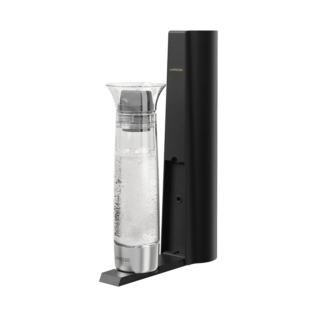 LePresso Carbonator Instant Sparkling Water 800ml Black
