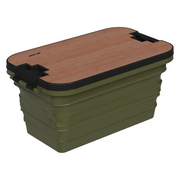 Green Lion Folding Basket with Built in Table Green