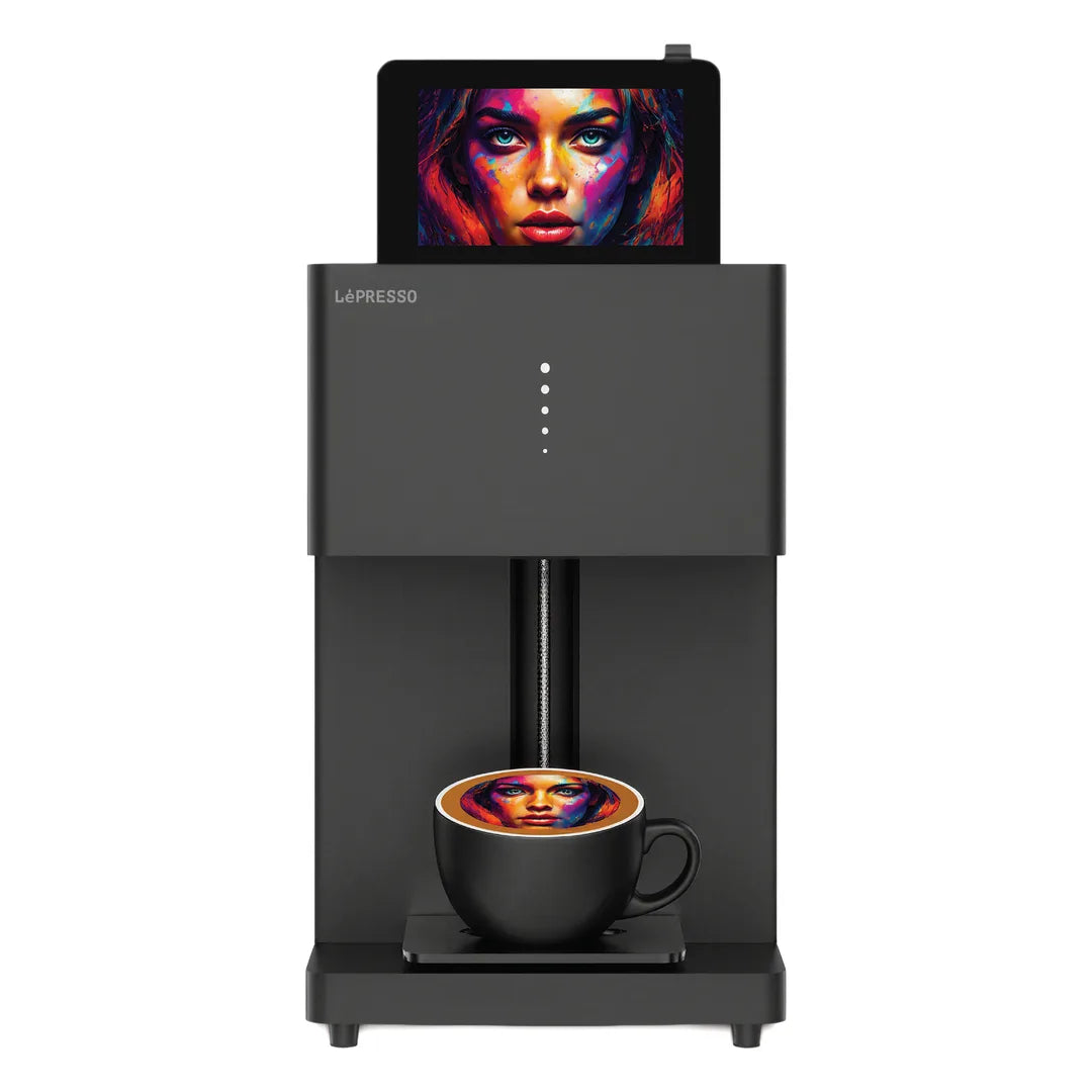 LePresso Latte Art Multi Color Coffee Printer Black