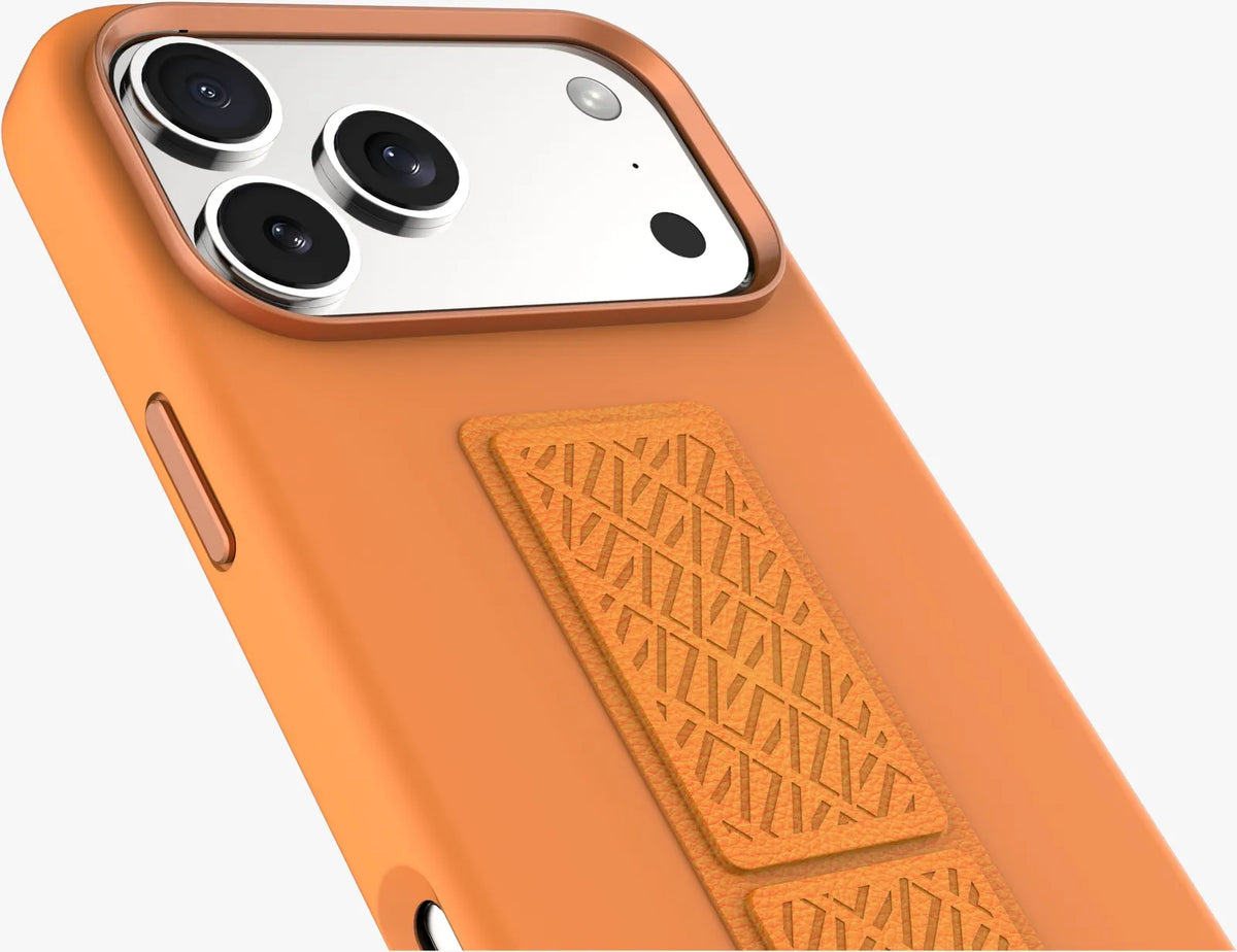كفر ليفيلو Morphix Silicone بمسكة جلدية لآيفون 17 برو وبرو ماكس – تفاصيل المنتج والعبوة